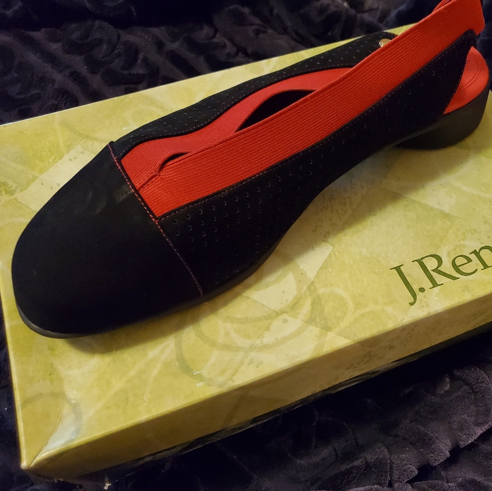 Ladies black slingback